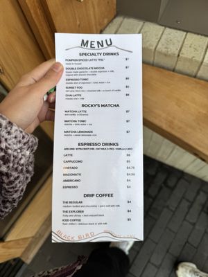 Menu photo 8 Black Bird Bookstore and Cafe San Francisco, CA
