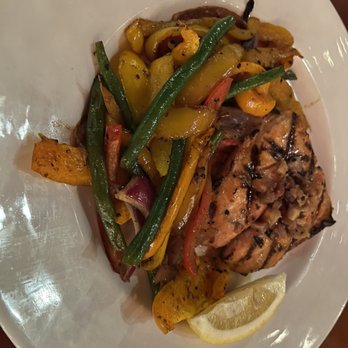 Wildfire Steakhouse & Wine Bar - Salmon and veggies - Steakhouses Near Me - Oshawa, Ontario Wildfire Steakhouse & Wine Bar - Salmon and veggies - Steakhouses Near Me - Oshawa, Ontario