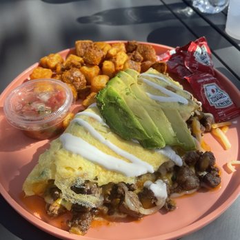 Burnt Crumbs - Asada omelette - New American Near Me - Irvine, California