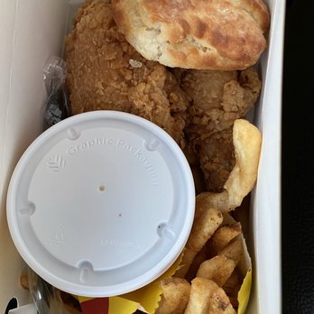 Bojangles - Leg and Thigh Fried Chicken meal with Fries and Mashed Potatoes - Desserts Near Me - Rustburg, Virginia