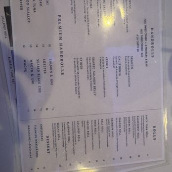 Blue Maki By The Blue Fish - menu - Sushi Bars Near Me - Carrollton, Texas