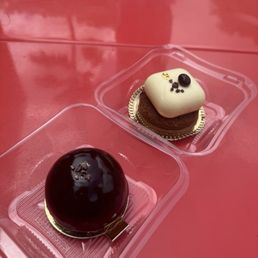Chocolate Dome and a Tiramisu Chocolate Dome and a Tiramisu