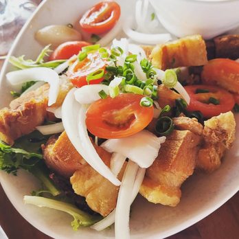 Restaurant 604 - Crispy pork belly (lechon style) - Breakfast & Brunch Near Me - Honolulu, Hawaii