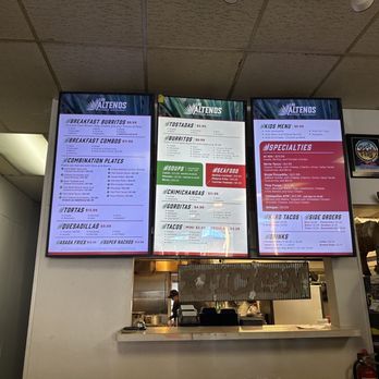 Los Altenos - menus on the wall - Mexican Near Me - Flagstaff, Arizona Los Altenos - menus on the wall - Mexican Near Me - Flagstaff, Arizona