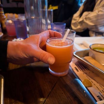 Pink Cactus - Is that the smallest $15 frozen margarita you've ever seen? - Tacos Near Me - Charleston, South Carolina