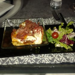 Terraza Aeroclub Chillout - Crujiente de patatas con jamon y huevo