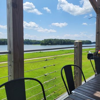 Drifters Eats & Drinks - View from patio - American Near Me - Grafton, Illinois