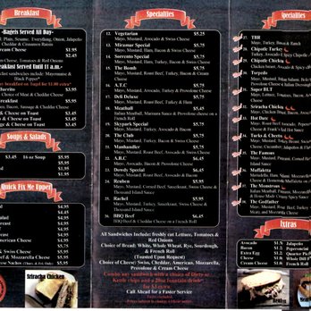 Deli Mart - Main Menu 12/28/2018 - Convenience Stores Near Me - San Diego, California