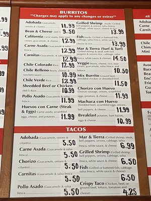 Menu photo 3 Las Brisas Mexican Cuisine Vista, CA Menu photo 3 Las Brisas Mexican Cuisine Vista, CA
