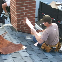 Silver Maples Home Improvement - Taking special care when doing the chimney flashing.