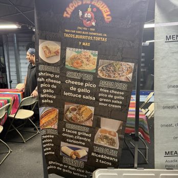 Tacos Mi Abuelo - Menu - Mexican Near Me - Carmichael, California
