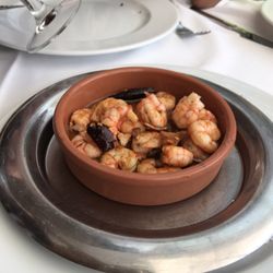Bei Pepe - Krevette mit Knoblauch Öl