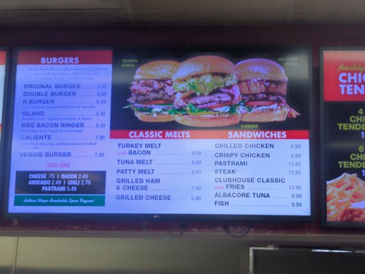 Menu photo 1 R Burgers Las Vegas, NV Menu photo 1 R Burgers Las Vegas, NV