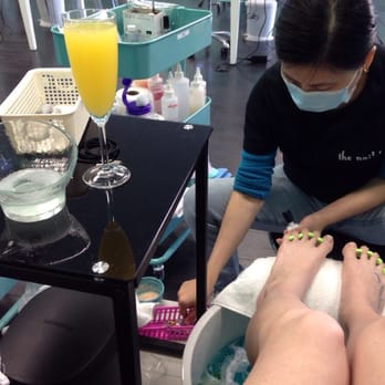 The Nail Bar - Mimosas with my pedicure! - Nail Salons Near Me - Burbank, California