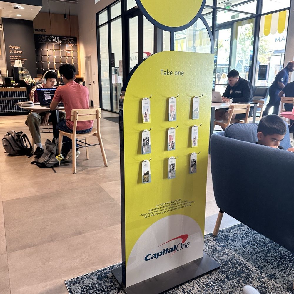 Capital One Café - Free bookmarks - Coffee & Tea Near Me - Rancho Cucamonga, California