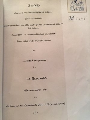 Menu photo 3 Trattoria Monti Rome, RM Menu photo 3 Trattoria Monti Rome, RM