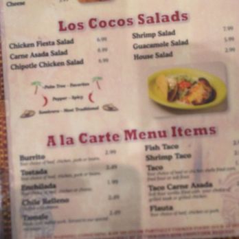 Los Cocos - Menu page 1 - Mexican Near Me - Andover, Kansas Los Cocos - Menu page 1 - Mexican Near Me - Andover, Kansas