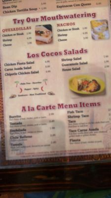 Menu photo 6 Los Cocos Andover, KS Menu photo 6 Los Cocos Andover, KS