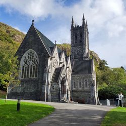 Kylemore Abbey & Victorian Walled Gardens - The Gothic church built by Henry just a short lakeside walk from the Abbey.