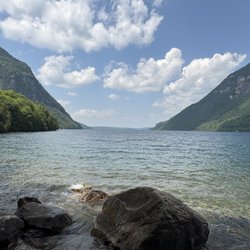 Lake Willoughby South Beach - Famous view from the Southwest Cove.