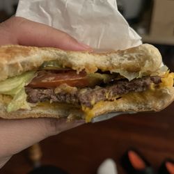 Fosters Freeze - Definitely not a classic... also for context I got my dogs three Junior burgers plain, and it literally was the same size