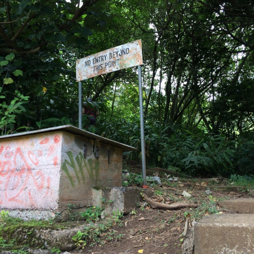 Lulumahu Falls - More signs saying to keep out. No entry. - Hiking Near Me - Honolulu, Hawaii Lulumahu Falls - More signs saying to keep out. No entry. - Hiking Near Me - Honolulu, Hawaii