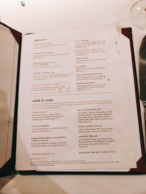 Menu photo 7 Ruth's Chris Steak House Metairie, LA Menu photo 7 Ruth's Chris Steak House Metairie, LA