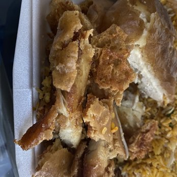 Golden Dragon Express - Lemon Chicken plate beyond over cooked - Chinese Near Me - San Antonio, Texas