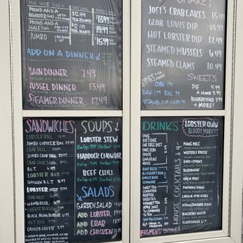 Thurston's Lobster Pound - Menu - Seafood Near Me - Bernard, Maine