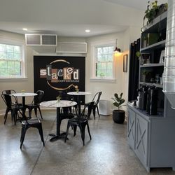 Stacked Coffeehouse - Guess where I choose to sit.