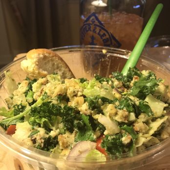 Chop N Fresh - Falafel in love salad with cilantro lime jalapeño dressing. Tasty and very filling salad. - Salad Near Me - Huntsville, Alabama Chop N Fresh - Falafel in love salad with cilantro lime jalapeño dressing. Tasty and very filling salad. - Salad Near Me - Huntsville, Alabama