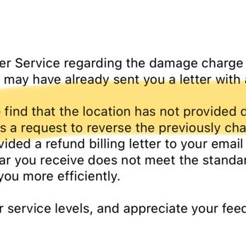 Avis Rent A Car - Screenshot of email from Avis customer service blaming me (wow...) - Car Rental Near Me - Kenner, Louisiana Avis Rent A Car - Screenshot of email from Avis customer service blaming me (wow...) - Car Rental Near Me - Kenner, Louisiana