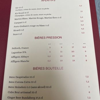 Maison Rouge - Menu - Brasseries Near Me - Paris, 75 Maison Rouge - Menu - Brasseries Near Me - Paris, 75
