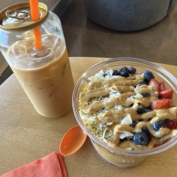 Buffables - Americano coffee and Lil Nutty Açaí Bowl - Coffee & Tea Near Me - Tempe, Arizona
