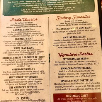 The Old Spaghetti Factory - Senior Menu - Italian Near Me - Fresno, California The Old Spaghetti Factory - Senior Menu - Italian Near Me - Fresno, California
