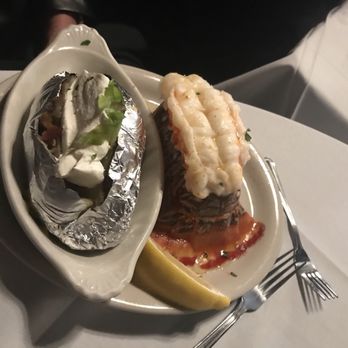 Centralia House Restaurant - Huge lobster tail with a loaded baked potato - Steakhouses Near Me - Centralia, Illinois Centralia House Restaurant - Huge lobster tail with a loaded baked potato - Steakhouses Near Me - Centralia, Illinois