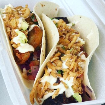 ʻUmekes Express Hilo - Fish Tacos(Ahi) with all the goodies! So ono!! - Poke Near Me ʻUmekes Express Hilo - Fish Tacos(Ahi) with all the goodies! So ono!! - Poke Near Me