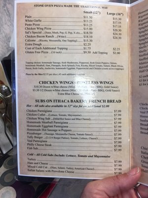 Menu photo 5 Sal's Pizzeria Ithaca, NY