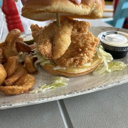 Flounder sandwich Flounder sandwich