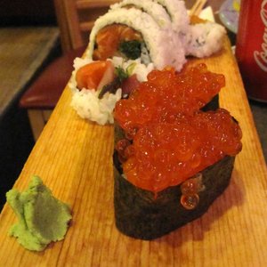 Photo of Sushi Tomo - Palo Alto, CA, United States. ikura and crazy monkey roll