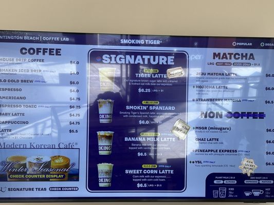 Menu photo 6 Smoking Tiger Coffee Lab Huntington Beach, CA