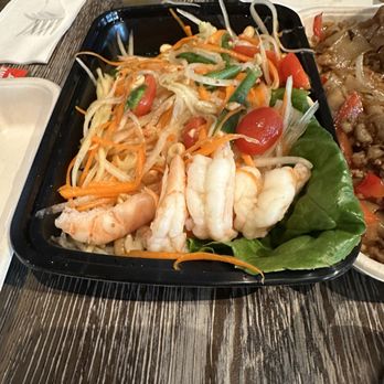 Block 9 Thai Street Eats - $15 papaya salad. Kinda small - Thai Near Me - Henderson, Nevada