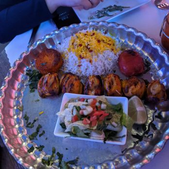 Caspian Restaurant - Joojah kaboobs..!! Amazing just add dash of lemon and enjoy.. - Mediterranean Near Me - Mountain View, California