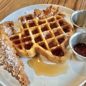 Stirr - Honey Stung Chicken and Waffle - New American Near Me - Dallas, Texas