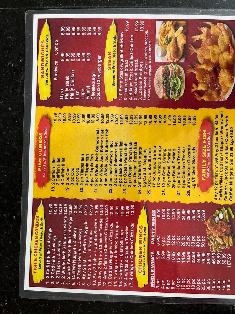 LEBANON FISH & CHICKEN FOOD Updated October 2024 321 S Madison St