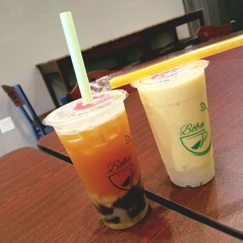 Böba - Passion fruit Black tea and Mango smoothie - Bubble Tea Near Me - Bothell, Washington