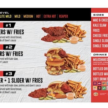 Dave's Hot Chicken - WARNING: on a scale of 1-10 Lite mild is 4.5 and mild is 6. Mild is NOT mild. - Chicken Shop Near Me - Tualatin, Oregon Dave's Hot Chicken - WARNING: on a scale of 1-10 Lite mild is 4.5 and mild is 6. Mild is NOT mild. - Chicken Shop Near Me - Tualatin, Oregon