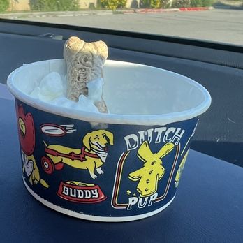 Dutch Bros Coffee - Dutch Pup Cup with Dog Treat - Juice Bars & Smoothies Near Me - Lancaster, California
