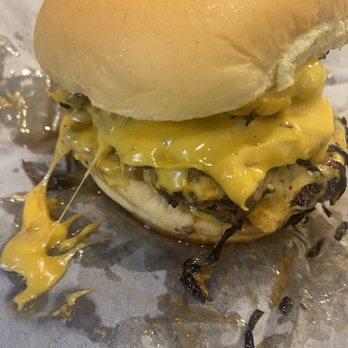 Oklahoma’s Original Burger - Triple cheeseburger ($16) - Burgers Near Me - Wilmington, North Carolina Oklahoma’s Original Burger - Triple cheeseburger ($16) - Burgers Near Me - Wilmington, North Carolina