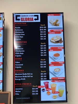 Menu photo 2 Vamos Con Gloria Albuquerque, NM
